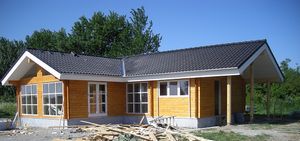Maison bois en kit construction